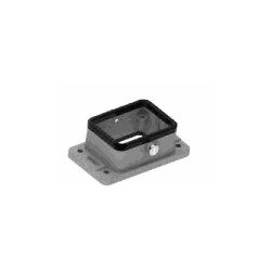 Embase encastrée 6B, Aluminium moulé sous pression, acier inoxydable, IP67, Sortie basse